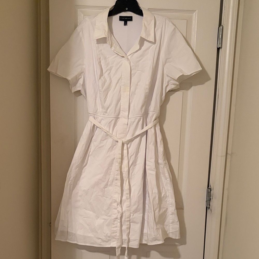 Lane Bryant White Mini Dress